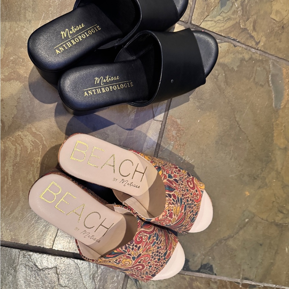 Women's Multicolor Slide Sandals